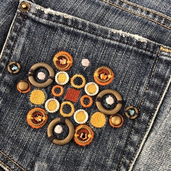 Seven for all mankind boot cut embellished jeans - Picture 6 of 11